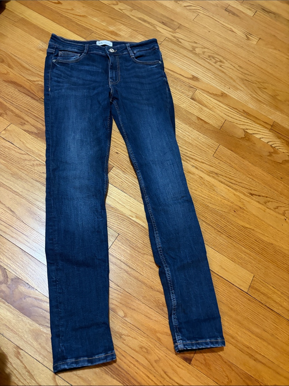 Zara Dark Blue Skinny Jeans